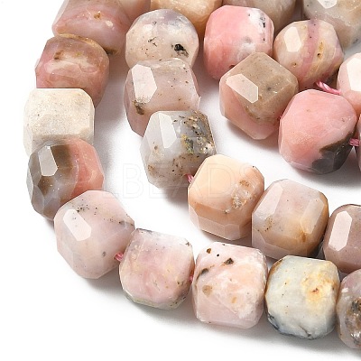 Natural Pink Opal Beads Strands G-C267-A05-1