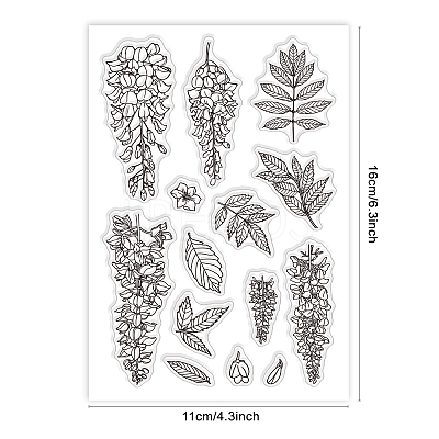 Custom Summer Theme PVC Plastic Clear Stamps DIY-WH0631-0242-1