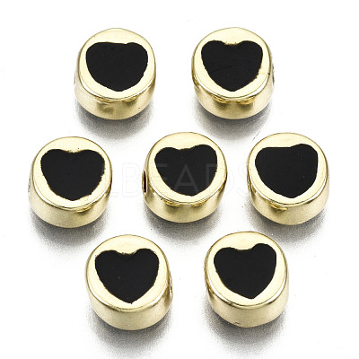 Alloy Enamel Beads X-ENAM-S122-030-RS-1