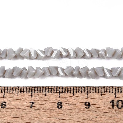 Opaque Glass Beads Strands GLAA-N019-4mm-21-1