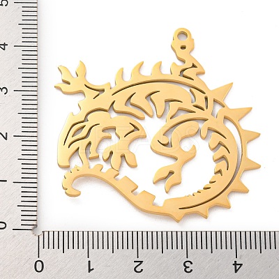 Ion Plating(IP) 304 Stainless Steel Pendants STAS-K270-24G-1