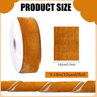 Velvet Ribbon OCOR-WH0078-529C-1