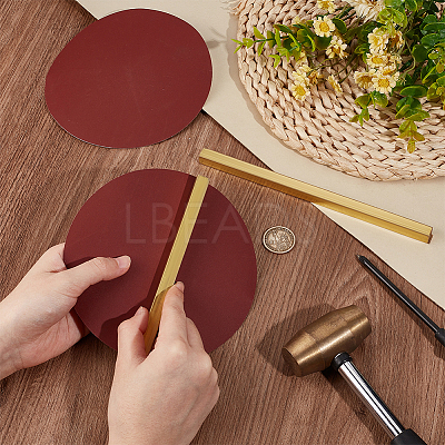 2Pcs Brass Sheets DIY-OC0013-55A-1