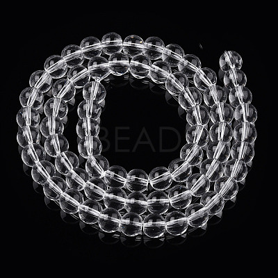 Transparent Glass Beads Strands GLAA-T032-T10mm-13-1