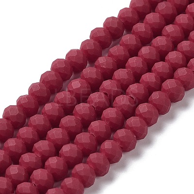 Glass Beads Strands EGLA-A034-P3mm-MD02-1
