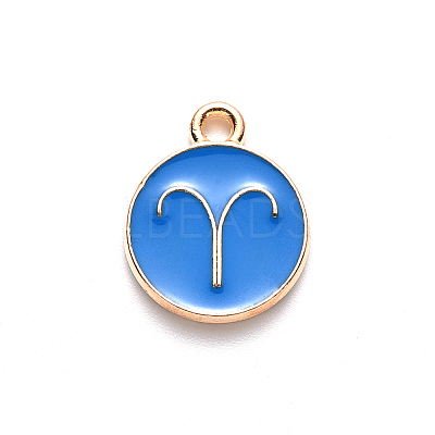 Alloy Enamel Pendants LS-ENAM-S124-01B-02A-1
