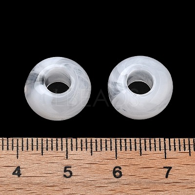 Two Tone Acrylic Beads OACR-S042-07A-1