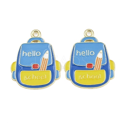 Alloy Enamel Pendants ENAM-L055-01E-02-1