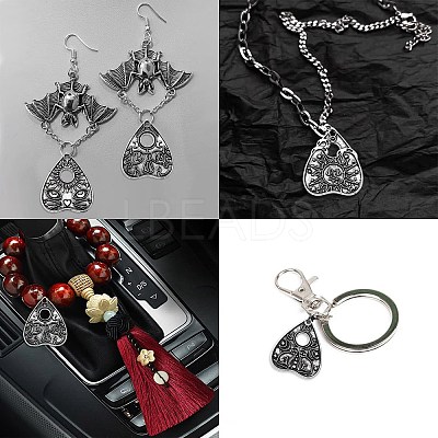 20Pcs 4 Styles Tibetan Style Alloy Pendants TIBEP-CJ0003-36-1