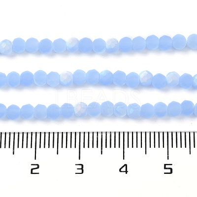 Imitation Jade Glass Beads Strands X1-EGLA-A034-J3mm-MB03-1