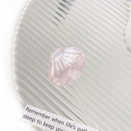 Mini Shell Shape Cellulose Acetate(Resin) Claw Hair Clips PW-WG1593E-02-1