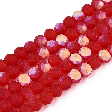 Transparent Glass Beads Strands EGLA-A044-T4mm-MB01-1