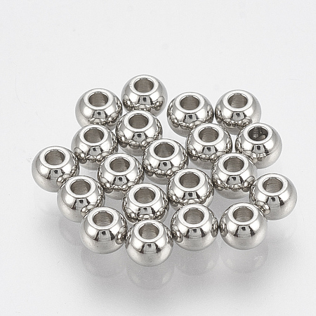 201 Stainless Steel Spacer Beads X-STAS-T033-61A-1