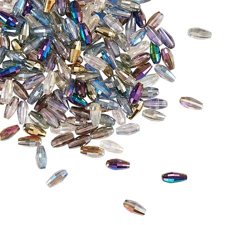 210Pcs 10 Colors Electroplated Glass Beads Strands EGLA-SZ0001-02-1