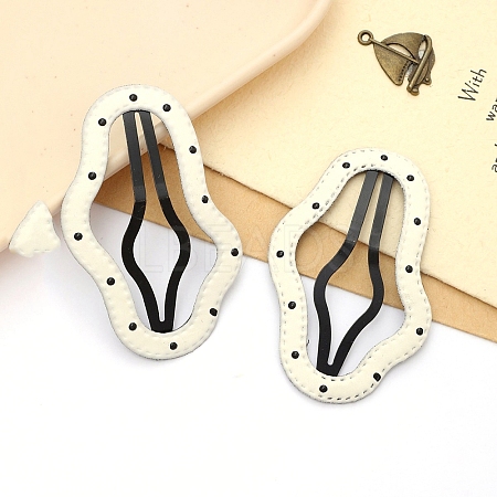 Alloy Snap Hair Clips PW-WG03FA0-04-1