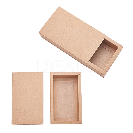 Kraft Paper Drawer Box CON-YW0001-03D-A-1