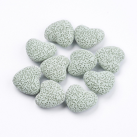 Unwaxed Natural Lava Rock Beads G-I190-A01-1