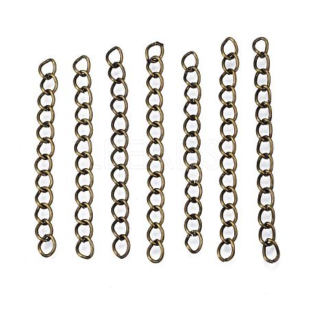 Iron Ends with Twisted Chains CH-CH017-5cm-AB-1