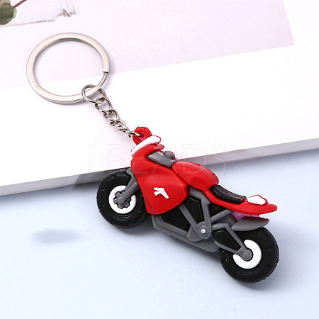 Motorcycle PVC Bag Keychain PW-WGC870C-01-1