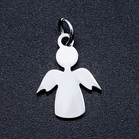 Non-Tarnish 201 Stainless Steel Pendants STAS-T046-JA343-1-1