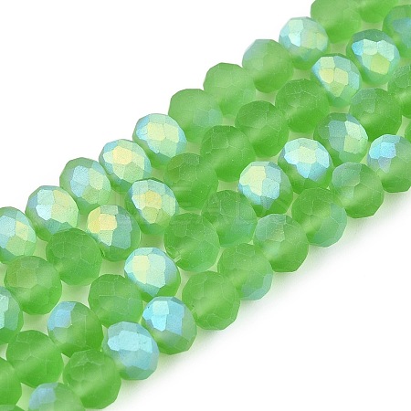 Transparent Glass Beads Strands LS-EGLA-A044-T6mm-MB11-1