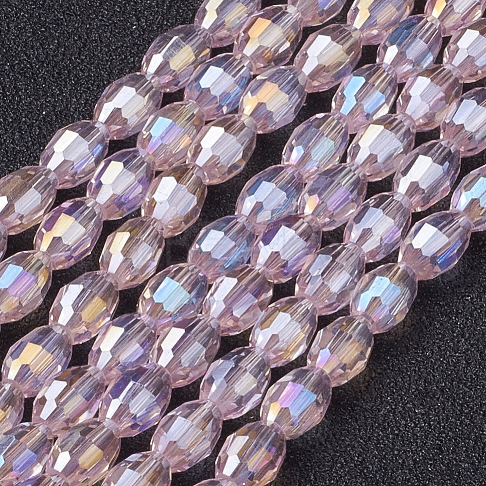 Electroplate Glass Beads Strands - Lbeads.com