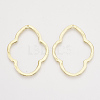 Alloy Open Back Bezel Pendants X-PALLOY-S121-192-2