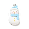 Christmas Opaque Resin Pendants RESI-G043-A02-2