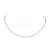 2Pcs 2 Colors 304 Stainless Steel Slider Necklace Makings AJEW-JB01272-5