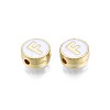 Alloy Enamel Beads ENAM-N052-006-01F-RS-3