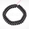 Magnetic Synthetic Hematite Bead Strands G-A165A-6mm-2