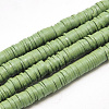 Handmade Polymer Clay Beads X-CLAY-R067-4.0mm-43-1