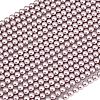 Eco-Friendly Dyed Glass Pearl Round Beads Strands HY-A002-6mm-RB017-1