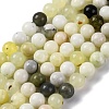 Natural New Jade Beads Strands G-F591-16-8MM-2