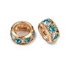 Brass Rhinestone Beads KK-U071-02B-03KCG-2