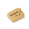 304 Stainless Steel Charms STAS-R001-01G-F-2