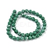 Synthetic Malachite Beads Strands G-I199-32-8mm-L-4