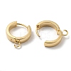 201 Stainless Steel Huggie Hoop Earrings Findings STAS-A167-01T-G-2