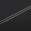 Anti-Tarnish Trendy Unisex Rhodium Plated 925 Sterling Silver Snake Chain Necklaces STER-M034-A-09-2