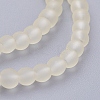 Baking Paint Transparent Glass Bead Strands GLAA-S031-4mm-23-3