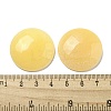 Natural Yellow Jade Cabochons G-C115-02B-31-3