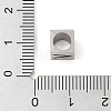 Tarnish Resistant 201 Stainless Steel European Beads STAS-M058-01V-P-3
