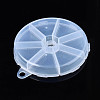 Flat Round Polypropylene(PP) Bead Storage Containers CON-S043-045A-2