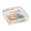 60Pcs 2 Colors 304 Stainless Steel Hook Clasps STAS-UN0050-71-4