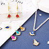 24Pcs 12 Colors Glass Rhinestone Pendants FIND-TA0001-90-17