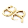 Heart Rack Plating Brass Hoop Earrings for Women KK-Z038-20G-2