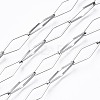 Tarnish Resistant 304 Stainless Steel Link Chains CHS-T003-24P-1