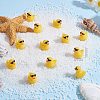 50Pcs Resin Ornaments Cute Little Yellow Duck Ornaments DIY Landscaping JX882A-2