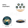 48pcs 12 Style Glass Cabochons GLAA-AR0001-11-2