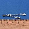 925 Sterling Silver Curb Chain Extender STER-G039-01C-S-3